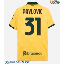 Maglie da calcio AC Milan Strahinja Pavlovic #31 Terza Maglia 2025-26 Manica Corta